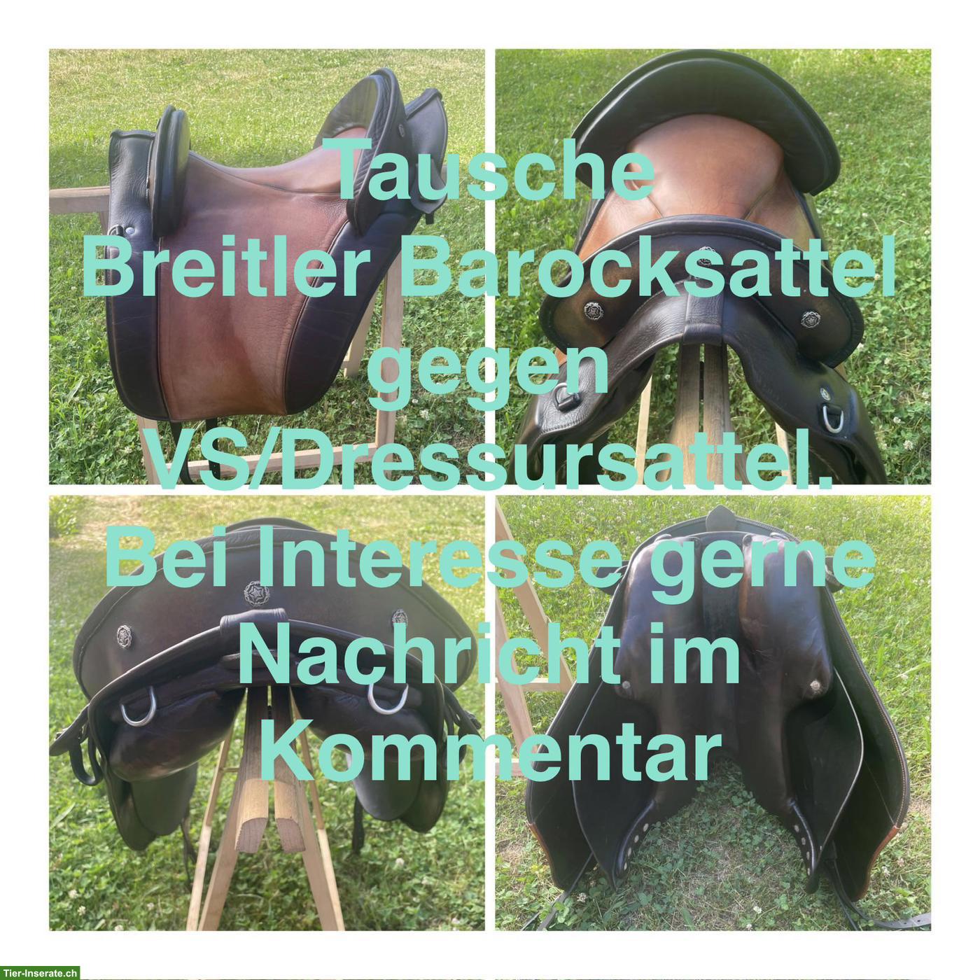Tausche Barock-Spanischer-Sattel Breitler
