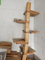 Holz für Katzenleiter / Katzentreppe aussen