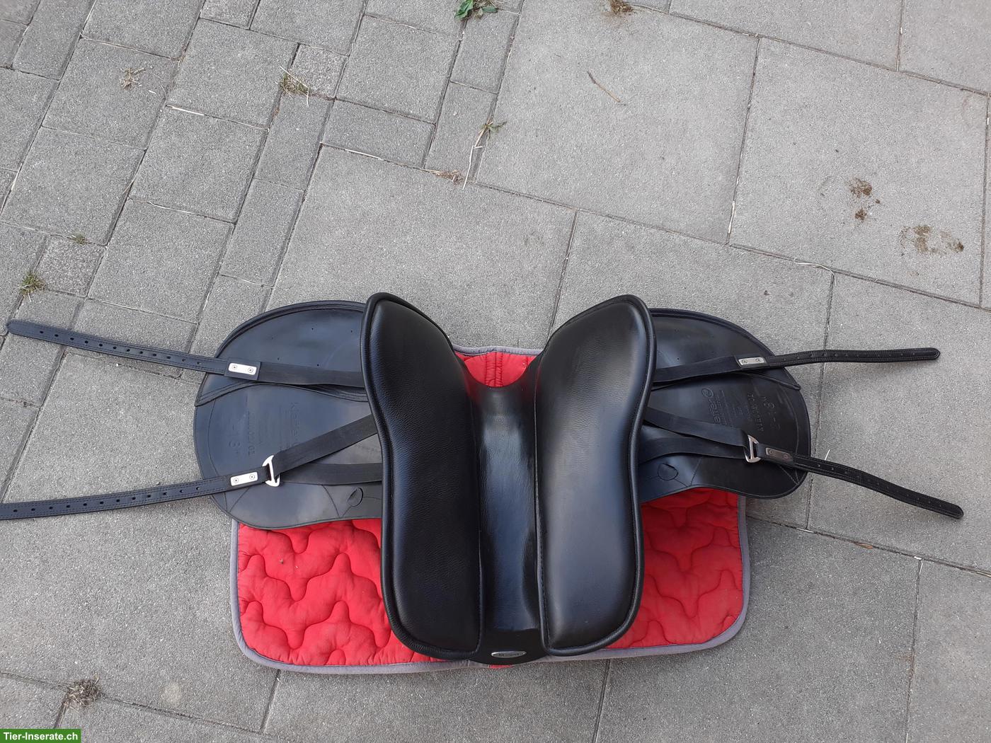 Bild 3: Kieffer Vielseitigkeitssattel, 18 Zoll, schwarz