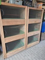 Kaninchenstall mit 6 Boxen zu verkaufen