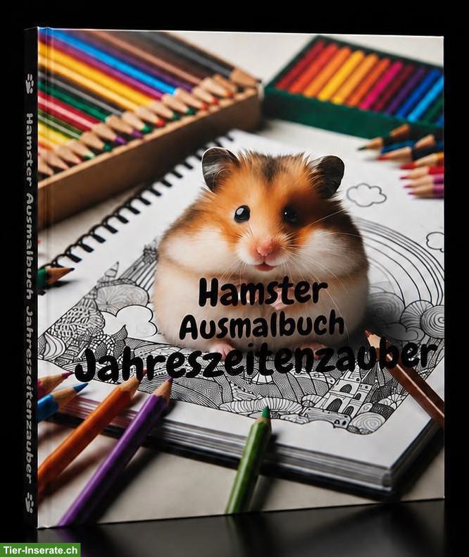 Hamster-Ausmalbuch Jahreszeitenzauber