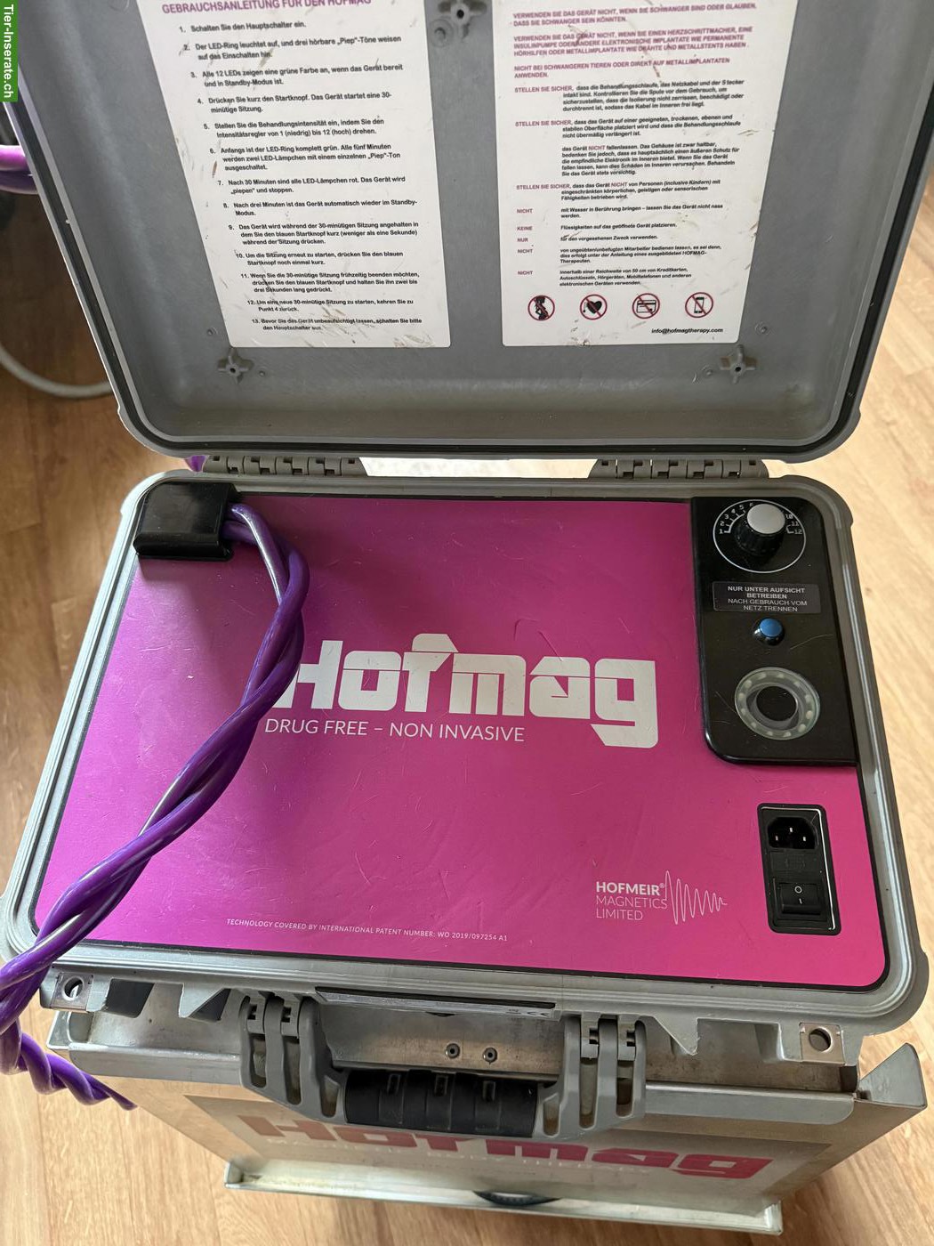 Bild 3: HOFMAG Magnetfeldtherapie Gerät für Pferde zu verkaufen