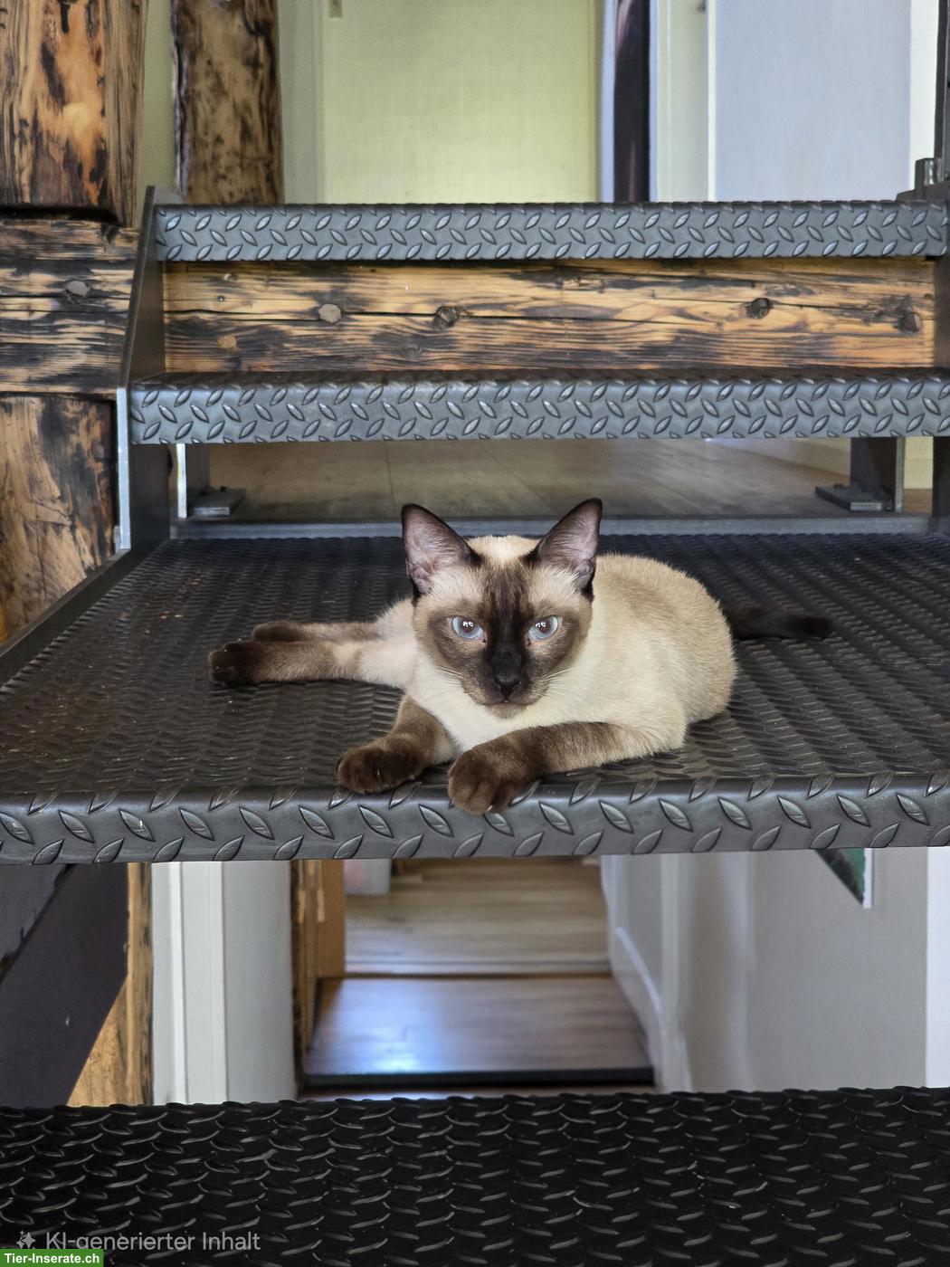 Bild 2: Gut 1-jähriger Siam Kater sucht ein neues Zuhause