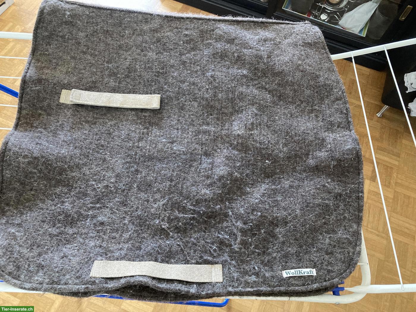 Dressurschabracke aus reinem Schafwollfilz zu verkaufen