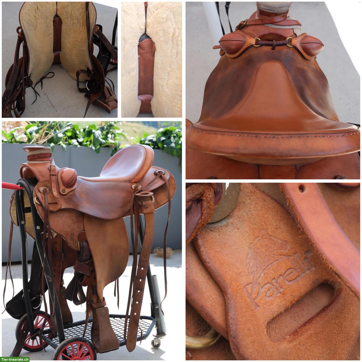 Originaler Parelli Ranch Roper Westernsattel 16 Zoll Superwide