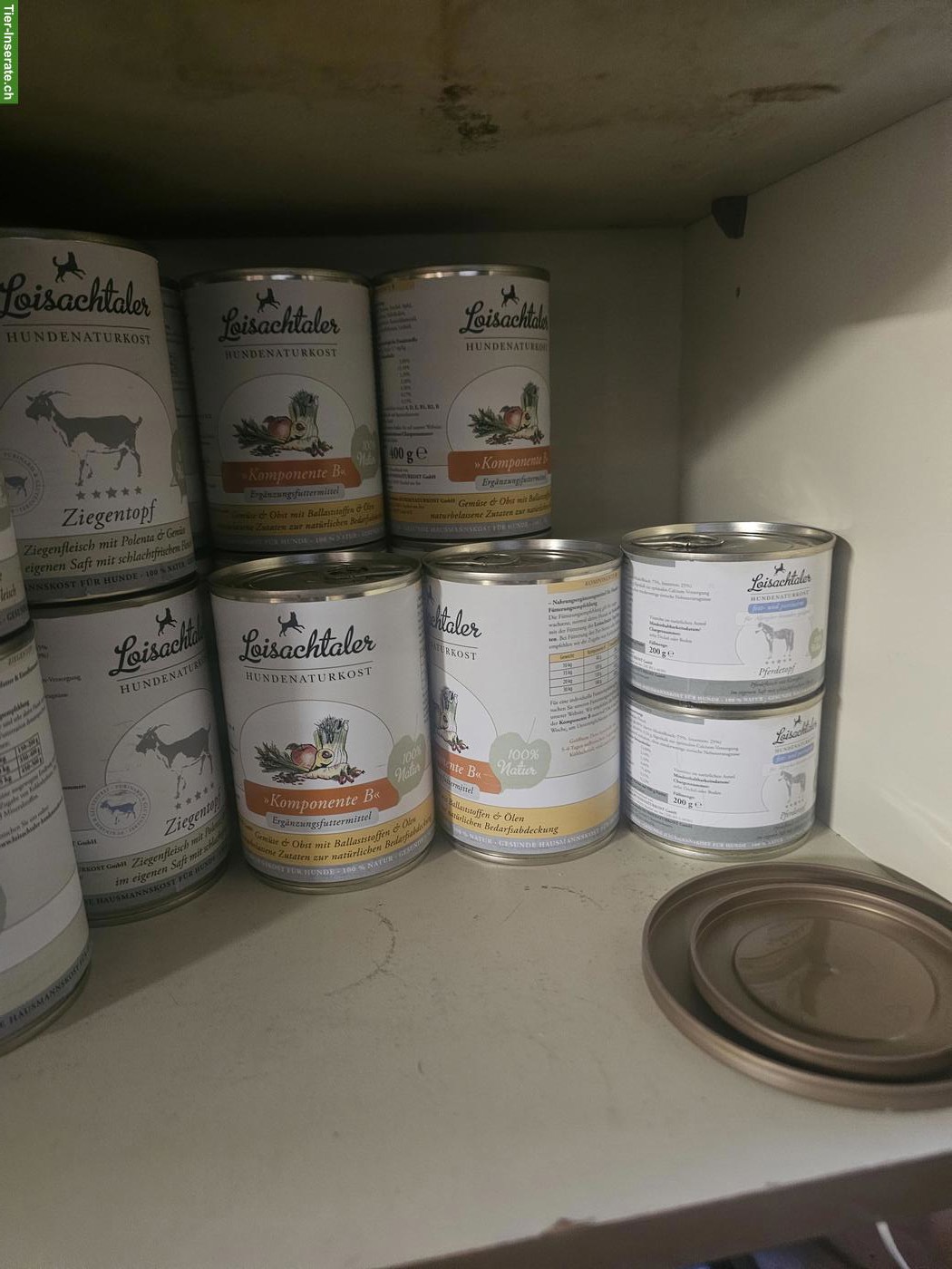 Hundefutter, hochwertiges Nassfutter Dosen + Würste