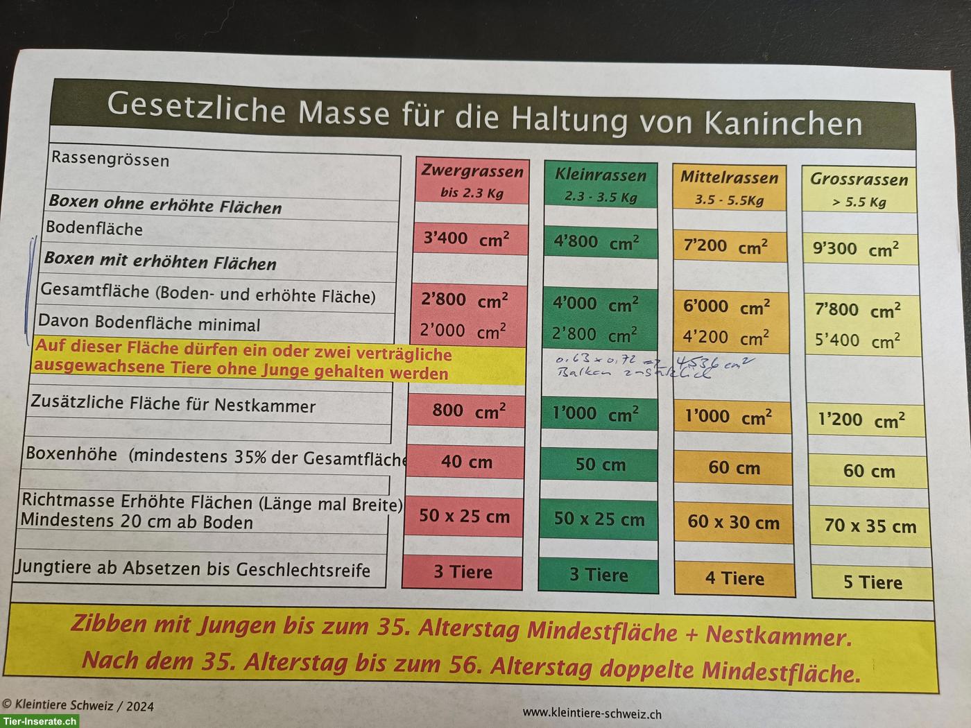 Bild 3: Kaninchenstall 6-teilig zu verkaufen