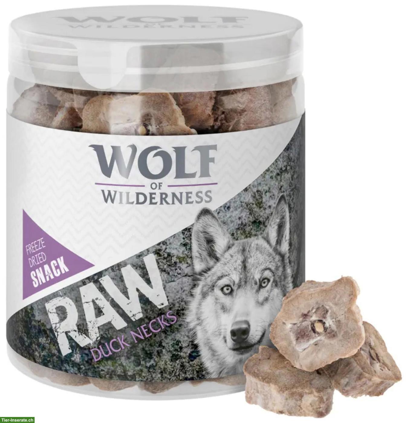 Wolf of Wilderness Hundefutter: RAW Snacks (gefriergetrocknet)