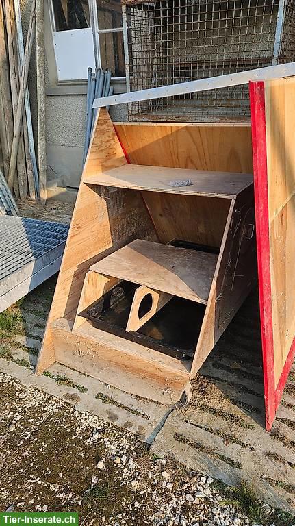 Bild 2: Kaninchenstall SILEA Niesenhütte inkl. Aussengehege, gratis abzugeben