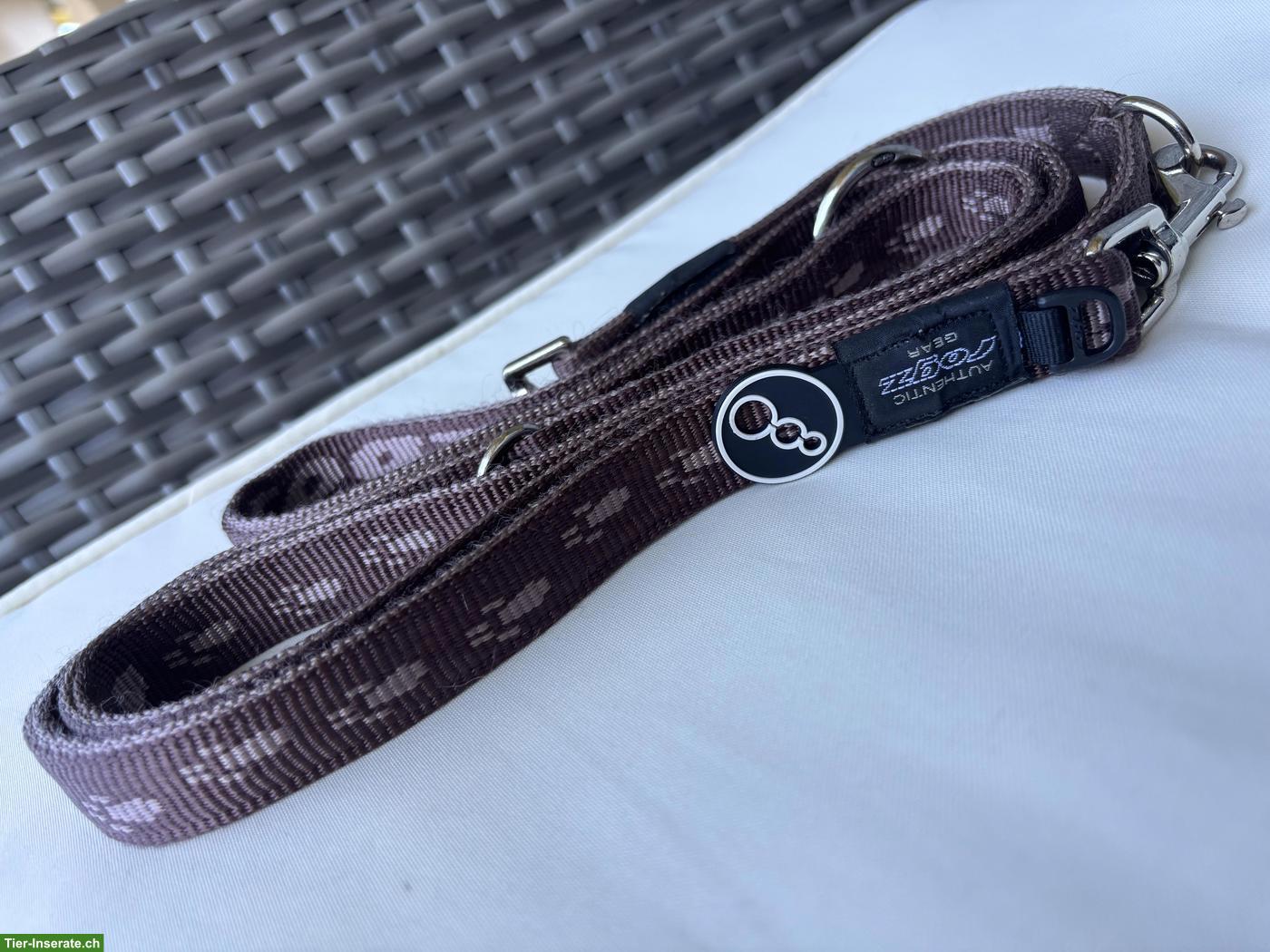 Rogz Alpinist Hundeleine Gr. L, braun