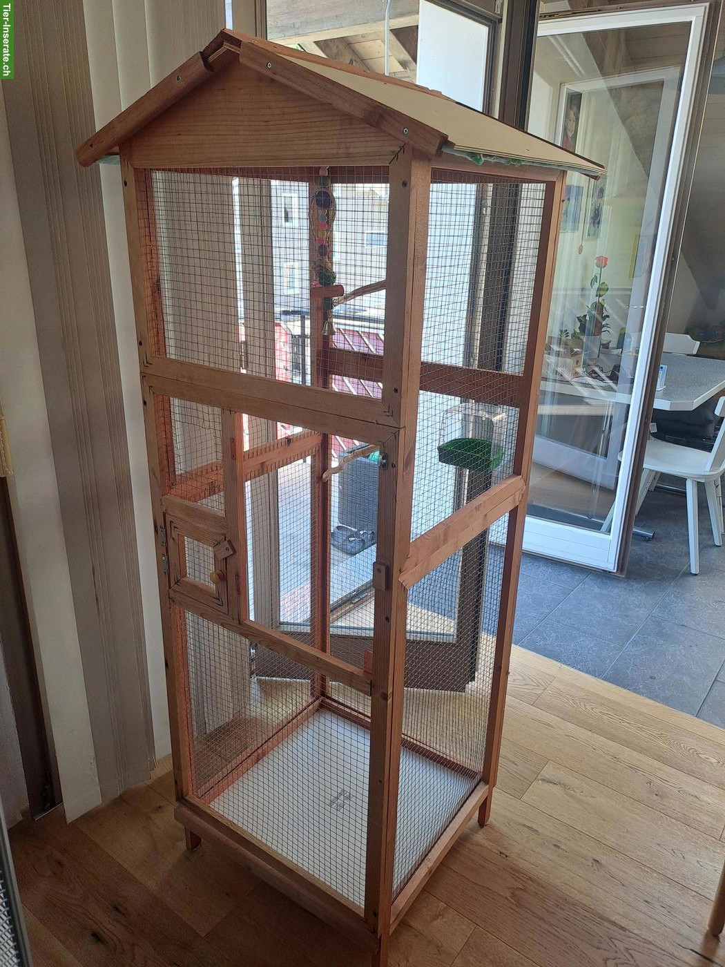 Bild 2: Vogelkäfig mit Bestellkäfig zu verkaufen