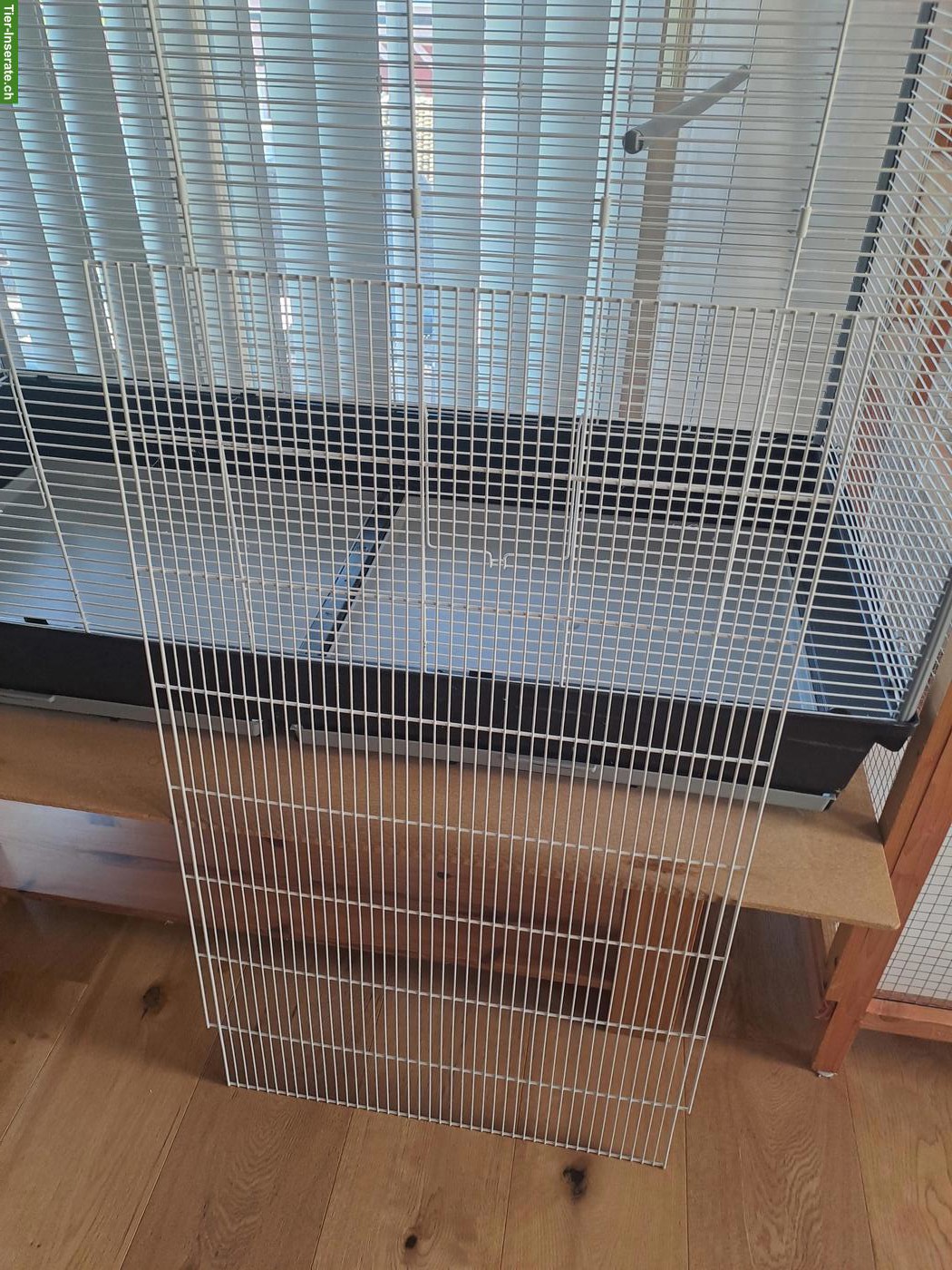 Bild 4: Vogelkäfig mit Bestellkäfig zu verkaufen