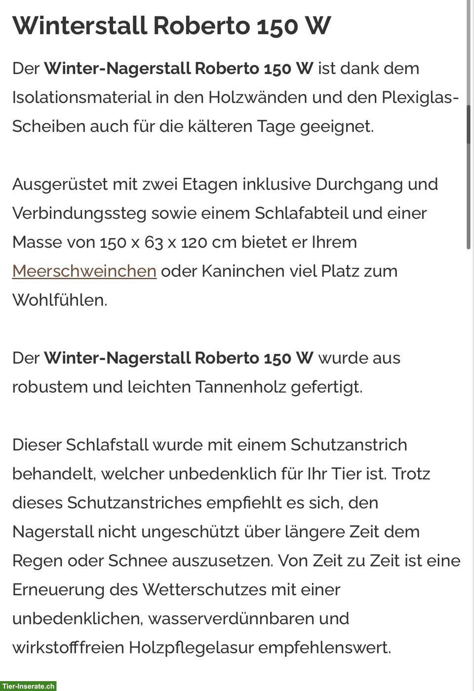 Bild 2: Nagerstall Roberto für Meerschweinchen oder Kaninchen