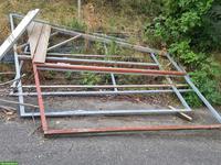 Stahlunterbau gratis abzugeben