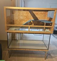 Rennmaus Terrarium mit Aufsatz zu verkaufen