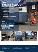 Thiel SYDNEY 2000 Pferdeanhänger frisch ab MFK