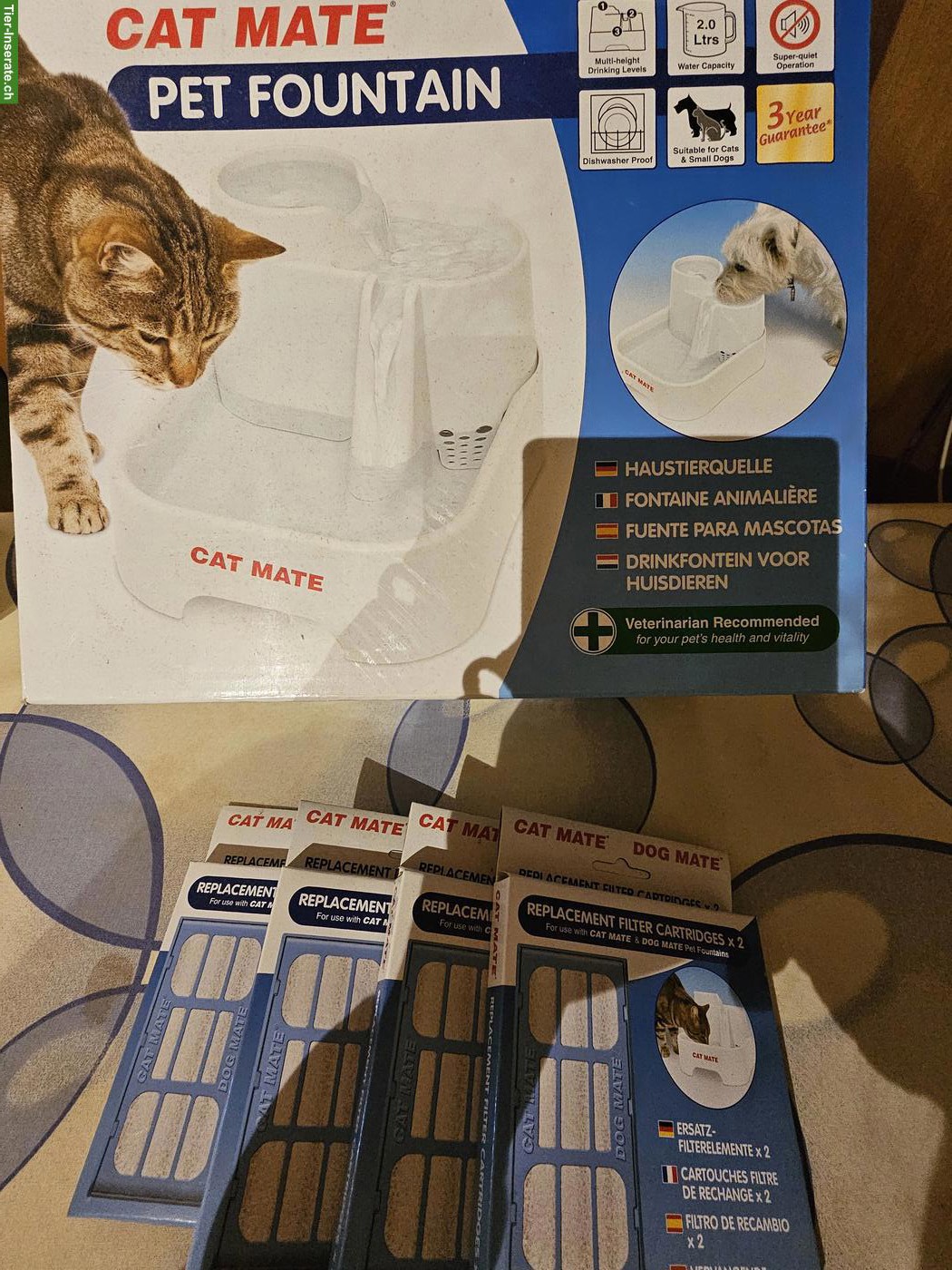 Bild 3: NEU: Trinkbrunnen mit Ersatzfilter zu verkaufen