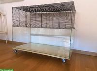 Terrarium/Nagarium auf Räder, 100x50x75cm