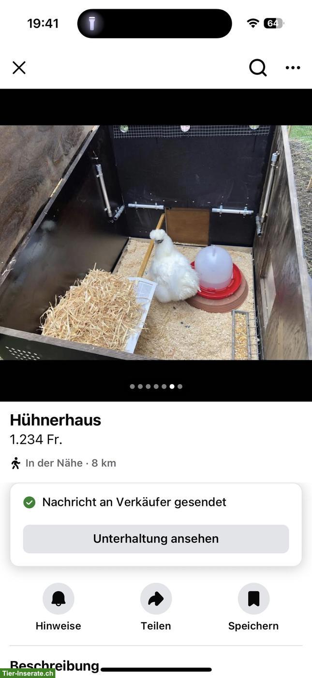 Bild 2: Hühnerstall mit elektrischem Pförtner zu verkaufen
