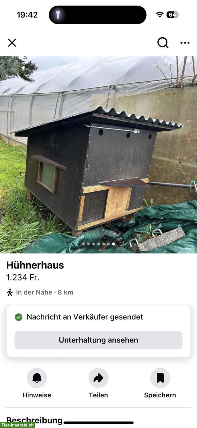Bild 6: Hühnerstall mit elektrischem Pförtner zu verkaufen