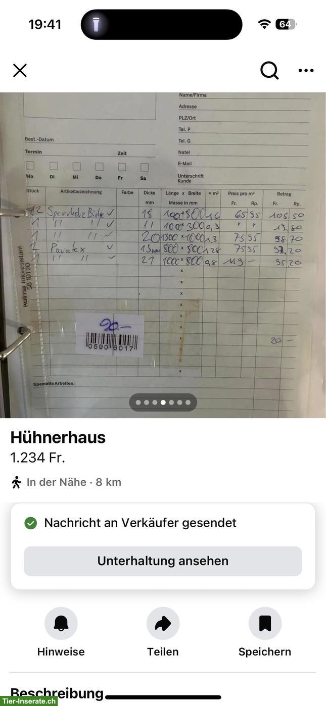 Bild 9: Hühnerstall mit elektrischem Pförtner zu verkaufen