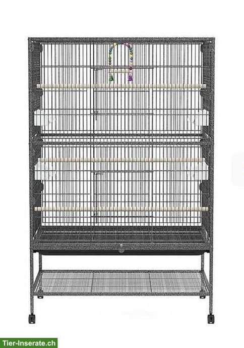 Vogelkäfig gesucht: ca. 76 cm breit und 120 cm hoch
