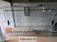 Glasterrarium 100x50x70cm zu verkaufen