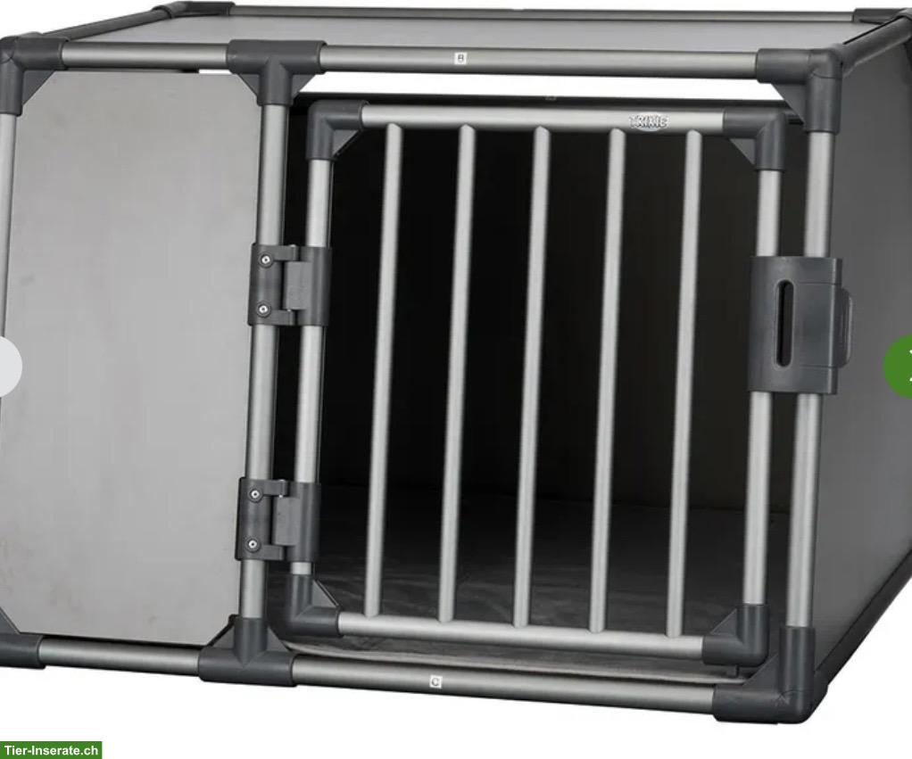 Neuwertige TRIXIE Transportbox, L, Alu