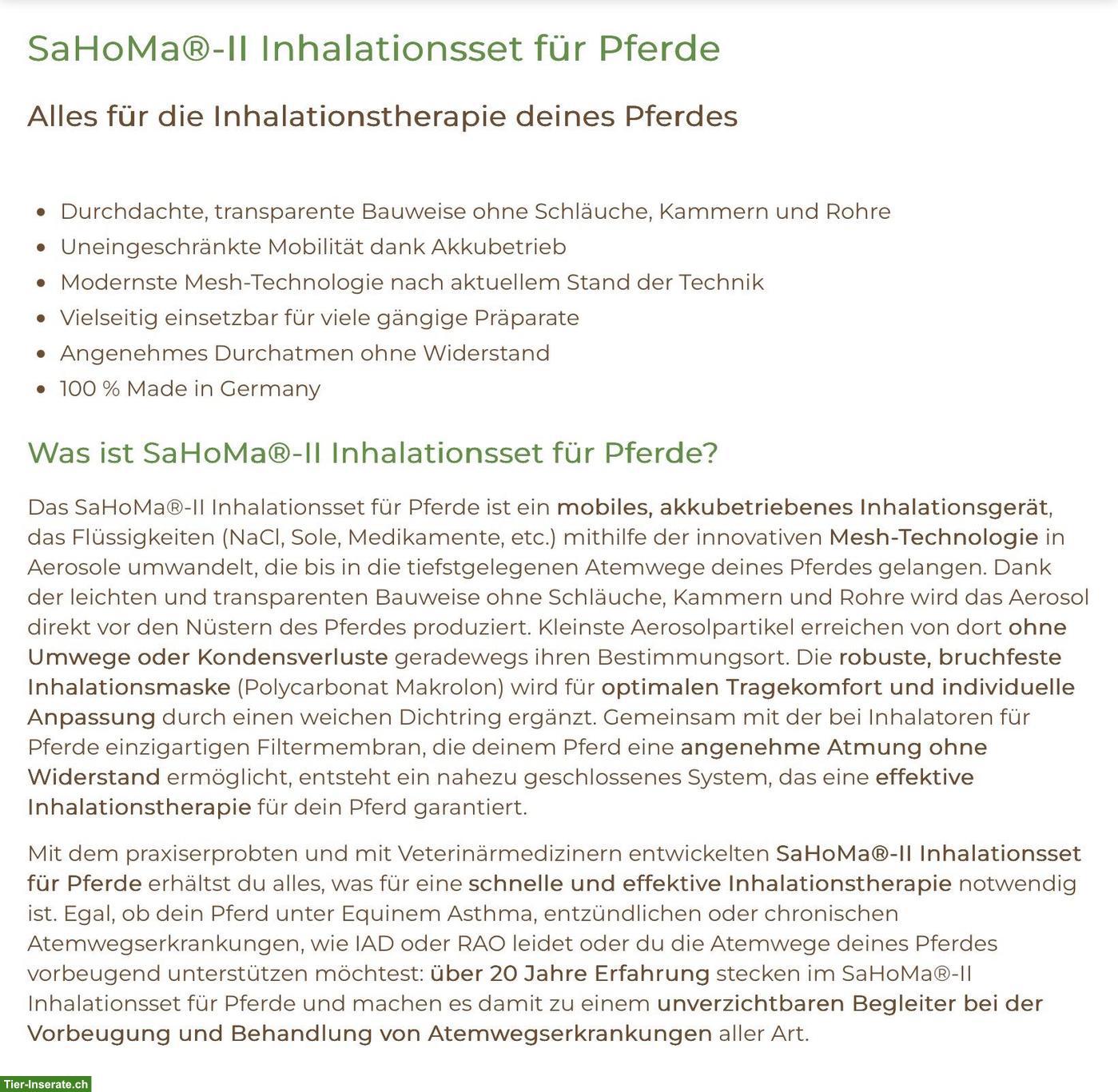 Bild 6: SaHoMa-II Inhalator zu verkaufen