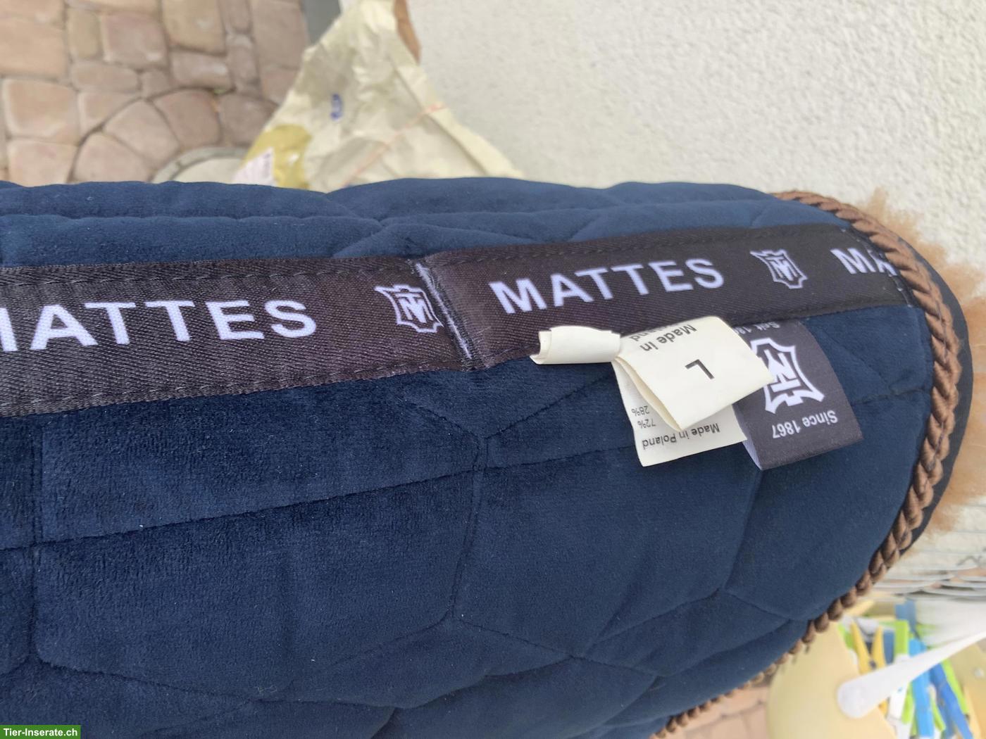 Bild 3: Lammfellschabracke Mattes Eurovit Dressur L