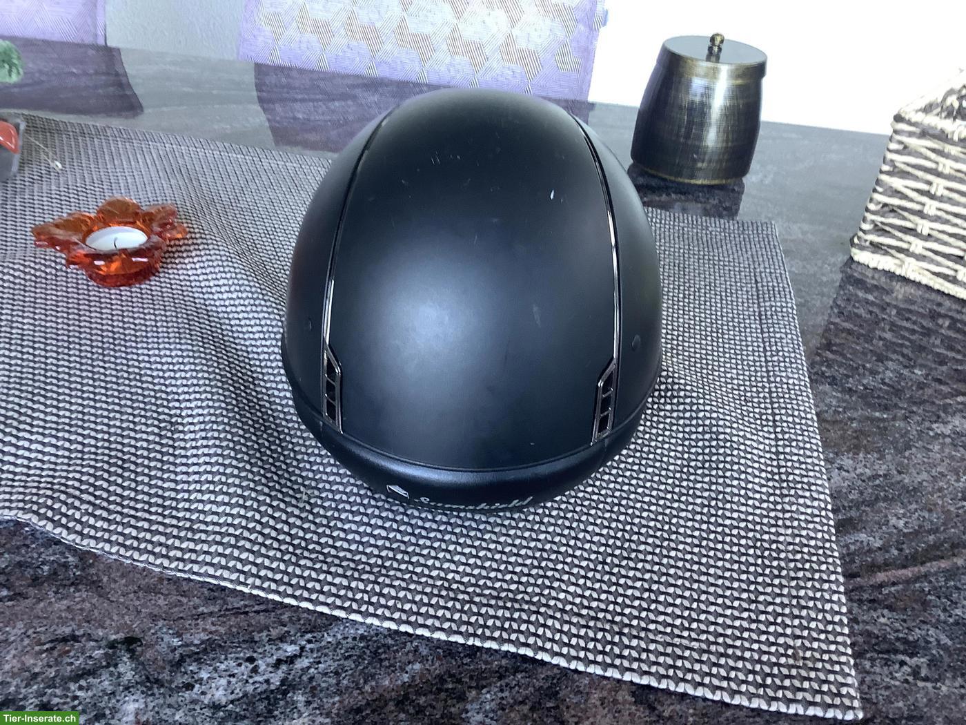 Bild 2: Reithelm Samshield S 52-56 Shadowmatt zu verkaufen