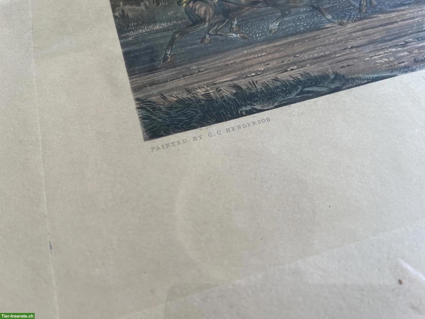 Bild 2: Bild 4-Spänner - Antike englische Grafik