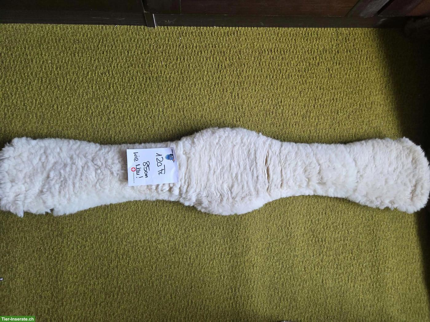 Bild 4: Western Sattelgurten, Lammfall Mattes, Mohair Schnurgurte, Neopren