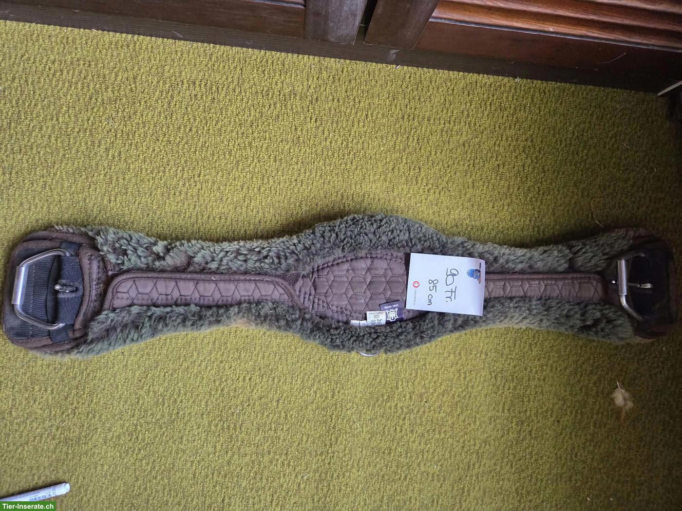 Bild 7: Western Sattelgurten, Lammfall Mattes, Mohair Schnurgurte, Neopren