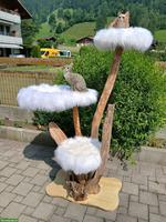 Naturkatzenbaum aus Schwemmholz, neu