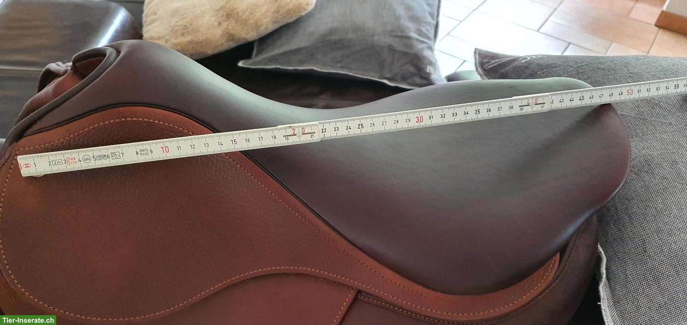 Bild 3: Meyer Selles Sattel, braun, halbtief Marianne - M 46/41/CH - 18/4
