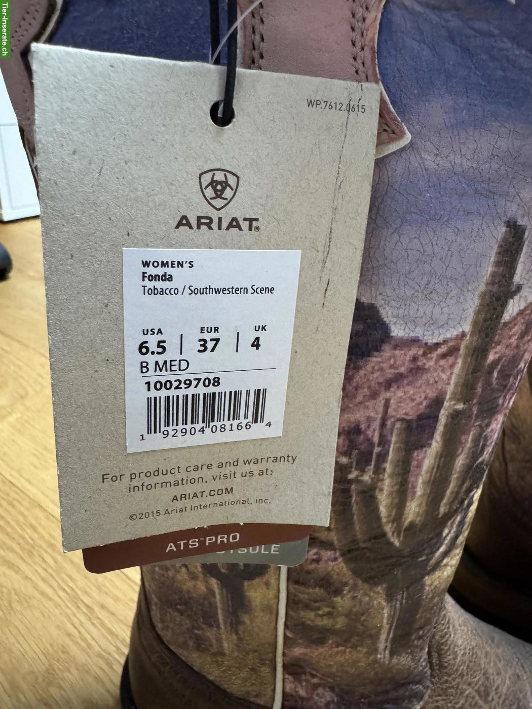 Bild 2: Ariat Westernstiefel Grösse 37 zu verkaufen
