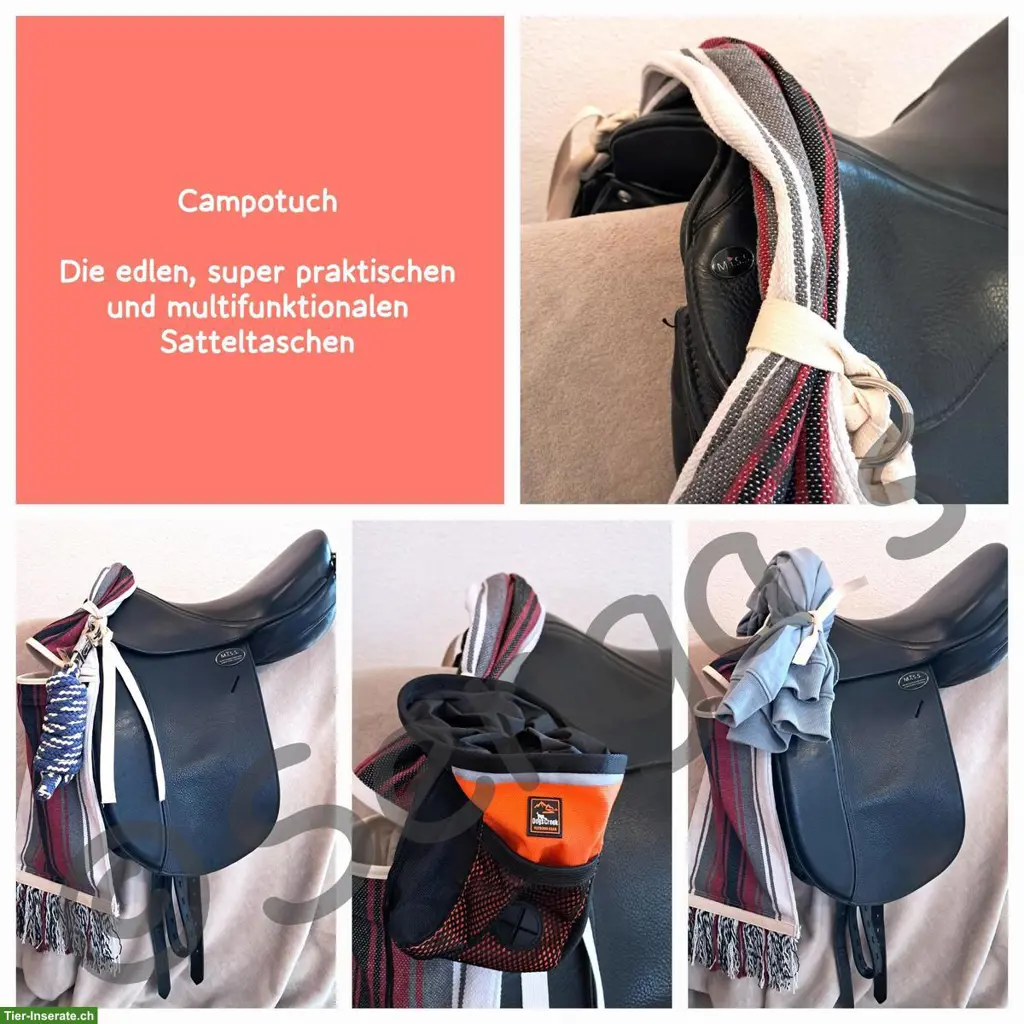 Campotuch - super praktische Satteltaschen