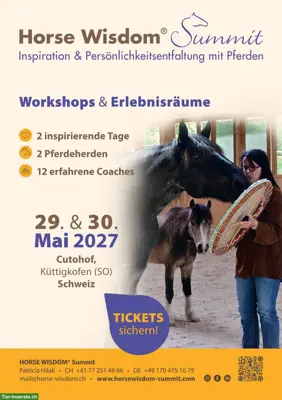 HORSE WISDOM® Summit Schweiz 29. / 30. Mai 2027