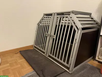 Schmidt Doppel-Hundebox mit Trennwand