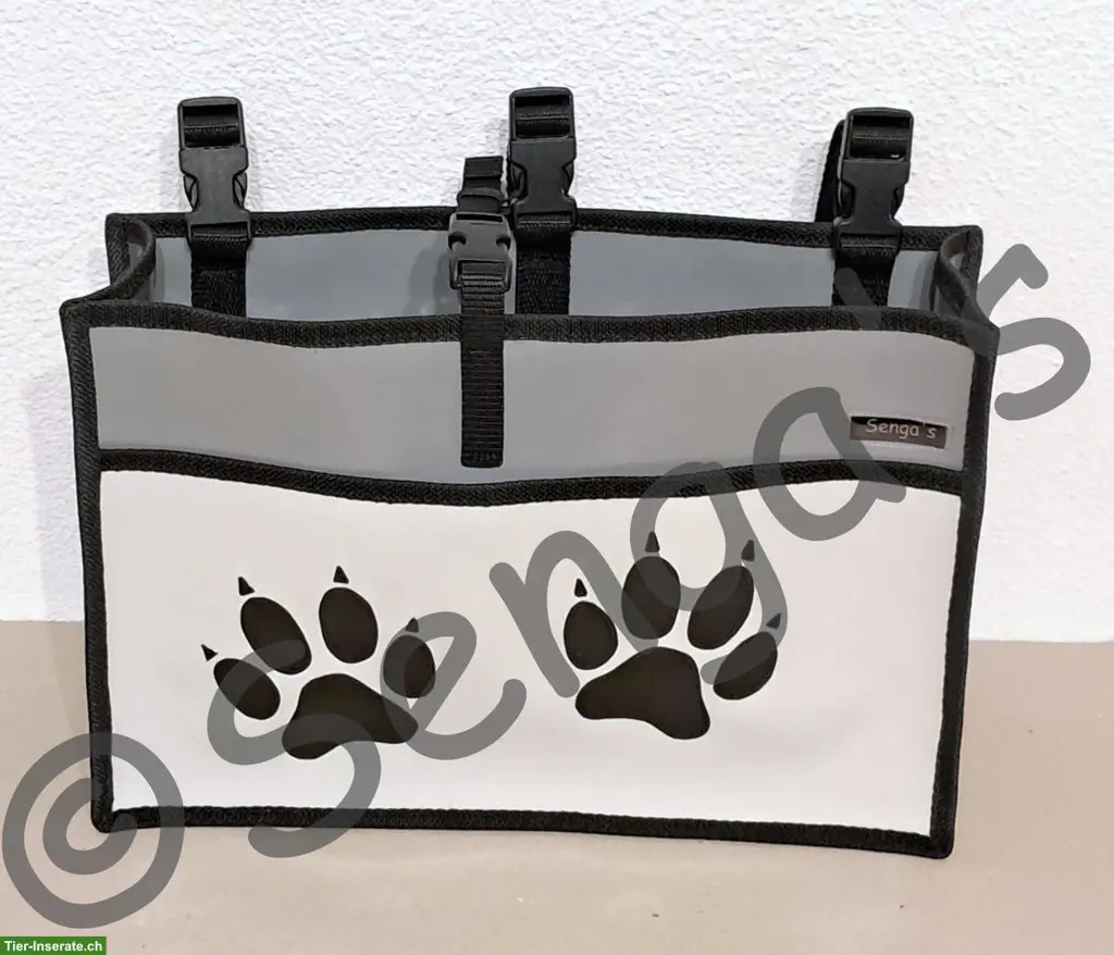 Hundebox Tasche «2 Pfoten» in Schweizer Handarbeit