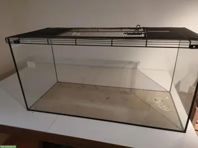 2 Terrarien und Nagerkäfig zu verkaufen
