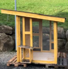 Schlechtwetterauslauf überdacht