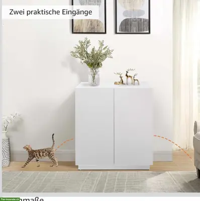 Unipaws hohes Katzenklo-Möbel zu verkaufen