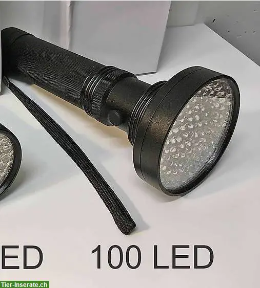 UV-Taschenlampe mit 100 LED