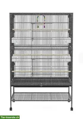 Vogelkäfig gesucht: ca. 76 cm breit und 120 cm hoch