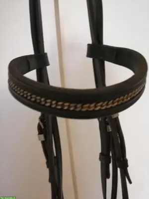 Reitzaum Cob / VB, braunes Leder, zu verkaufen