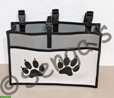 Hundebox Tasche «2 Pfoten» in Schweizer Handarbeit