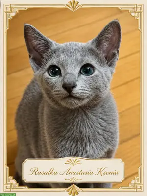 Russisch Blau Kitten mit Stammbaum