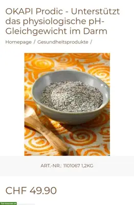 Verschiedene OKAPI Produkte / Pferdefutter zu verkaufen